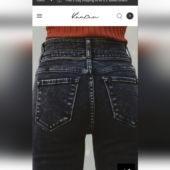 Kancan black flare jeans - Picture 2 of 6